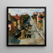 Uitzicht vanaf Fredrikinkatu - Akseli Gallen-Kallela — ingelijst kunstwerk aan de muur