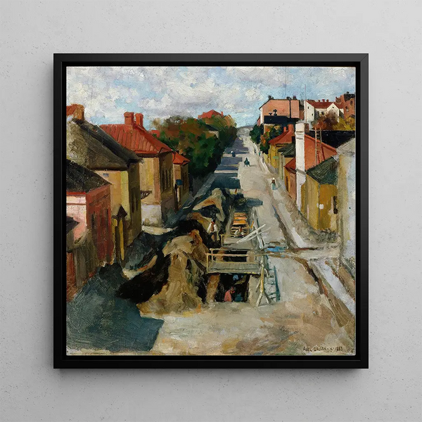 Vue depuis Fredrikinkatu - Akseli Gallen-Kallela