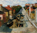 Uitzicht vanaf Fredrikinkatu - Akseli Gallen-Kallela — weergave van het kunstwerk