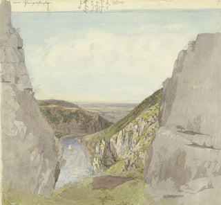 Vue du Rheingrafenstein dans la vallée de la Nahe - Carl Morgenstern