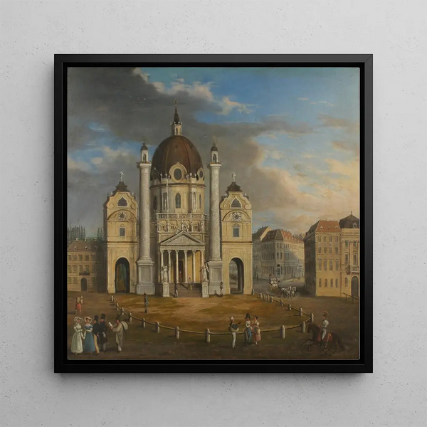 Vue sur la Karlskirche - Franz Alt