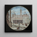 View of the façade of Santa Maria Maggiore in Rome - Johann Wilhelm Baur — wall display of the artwork