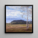 View of the Kaisergebirge - Michael Licklederer — framed artwork on a wall