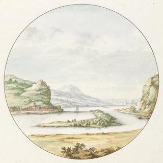Vue sur le Rhin près de Hammerstein - Jan van Call l'aîné