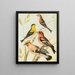Siskin, vink, mussen, vink - kruising - W. A. Blakston — ingelijst kunstwerk aan de muur
