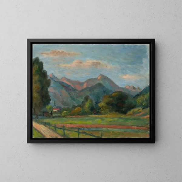 Landschap van de Tatra's - Wacław Wśowicz — ingelijst kunstwerk aan de muur
