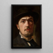 Portret van Witold Urbański - Władysław Czachórski — ingelijst kunstwerk aan de muur