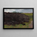 Landschap - Władysław Ostrowski — ingelijst kunstwerk aan de muur