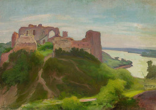 Wadysaw lewiski - Ruins at the Vistula River bank Janowiec.webp