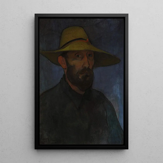 Wadysaw lewiski - Selfportrait in a straw hat.webp