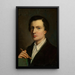 Portrait of a man - Walenty Wańkowicz — framed artwork on a wall