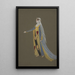 Costume Design - Walter Crane — framed artwork on a wall