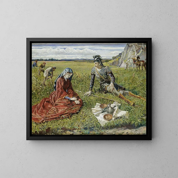 Ruth en Booz - Walter Crane — ingelijst kunstwerk aan de muur