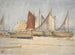 Southwold, een studie van zeilen - Walter Crane — weergave van het kunstwerk