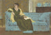 a seated woman on a sofa - Walter Crane — artwork view