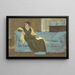 a seated woman on a sofa - Walter Crane — framed artwork on a wall