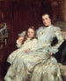 Portrait of Mrs. Chadwyck-Healey and her daughter - Walter Frederick Osborne — artwork view