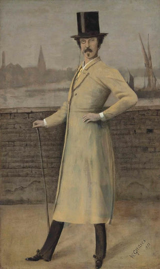 Walter Greaves - Portrait of James McNeill Whistler.webp