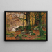 Herfstboslandschap - Walter Moras — ingelijst kunstwerk aan de muur