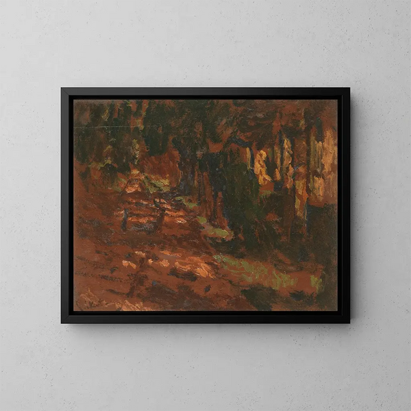 Envermeu - Walter Richard Sickert — ingelijst kunstwerk aan de muur