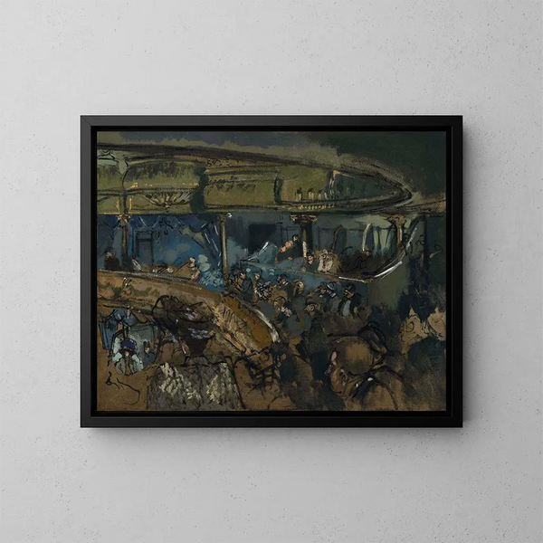 L'Eldorado - Walter Richard Sickert — ingelijst kunstwerk aan de muur