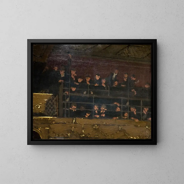Galerie des Noctes Ambrosionae du Vieux Moghol - Walter Richard Sickert — ingelijst kunstwerk aan de muur