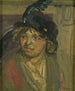 Het blauwe hoedje - Walter Richard Sickert — weergave van het kunstwerk
