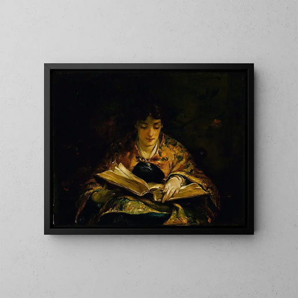 Onder de oude dichters - Walter Shirlaw — ingelijst kunstwerk aan de muur