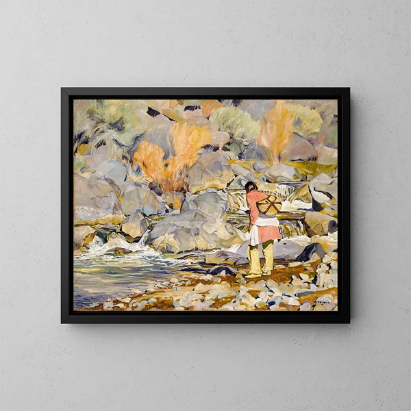 Après eux - Walter Ufer — ingelijst kunstwerk aan de muur