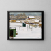 Taos onder de sneeuw - Walter Ufer — ingelijst kunstwerk aan de muur