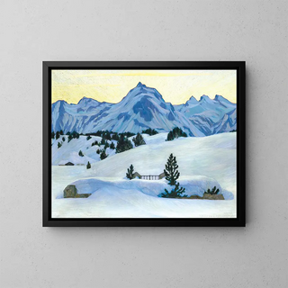 Walter von Ruckteschell - Winter Landscape Near Maloja.webp