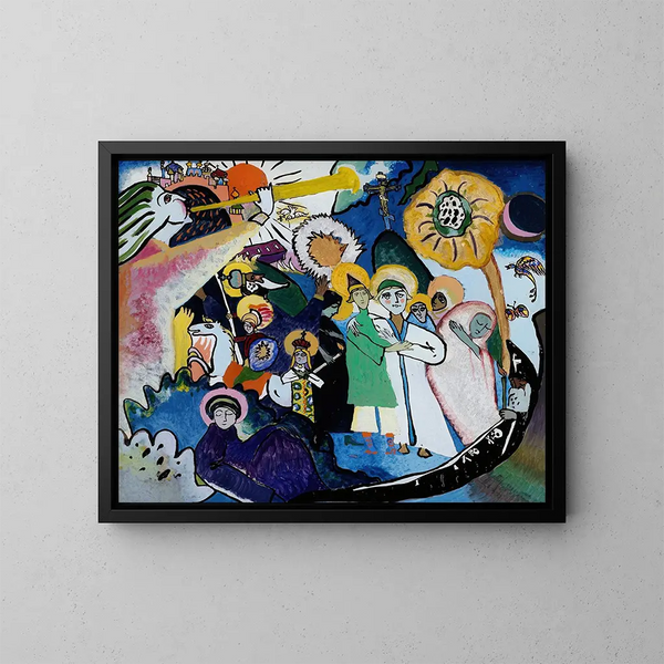 La Toussaint I - Wassily Kandinsky — ingelijst kunstwerk aan de muur