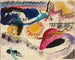 Aquarel nummer 3 Tuin van de liefde - Wassily Kandinsky — weergave van het kunstwerk