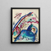 Schets voor het beeld met een witte rand IV - Wassily Kandinsky — ingelijst kunstwerk aan de muur
