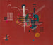 Rode schilderij doof - Wassily Kandinsky — weergave van het kunstwerk