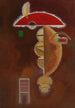 Samengeperst schilderij - Wassily Kandinsky — weergave van het kunstwerk