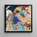 Improvisation No 30 - Canons - Wassily Kandinsky — framed artwork on a wall