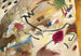 Improvisatie met paarden Studie voor Improvisatie 20 - Wassily Kandinsky — weergave van het kunstwerk