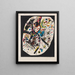 Kleine werelden III - Wassily Kandinsky — ingelijst kunstwerk aan de muur