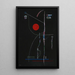 L'accent rouge - Wassily Kandinsky — ingelijst kunstwerk aan de muur