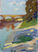 Munich L'Isar - Wassily Kandinsky — framed artwork on a wall