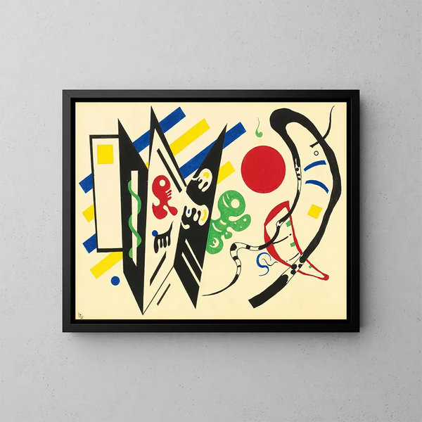 Réciproque - Wassily Kandinsky — ingelijst kunstwerk aan de muur