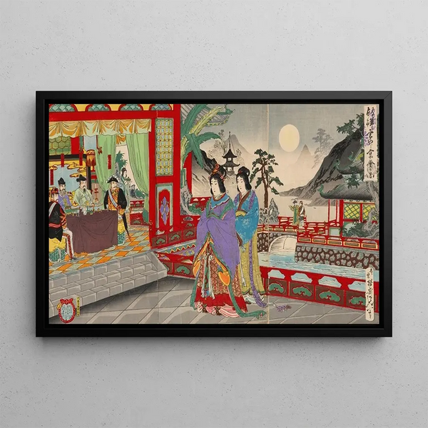 Watanabe Nobukazu - Banquet inside the Korean Royal Palace.webp