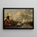 Alkmaar view from the Zeglis - Wigerus Vitringa — framed artwork on a wall