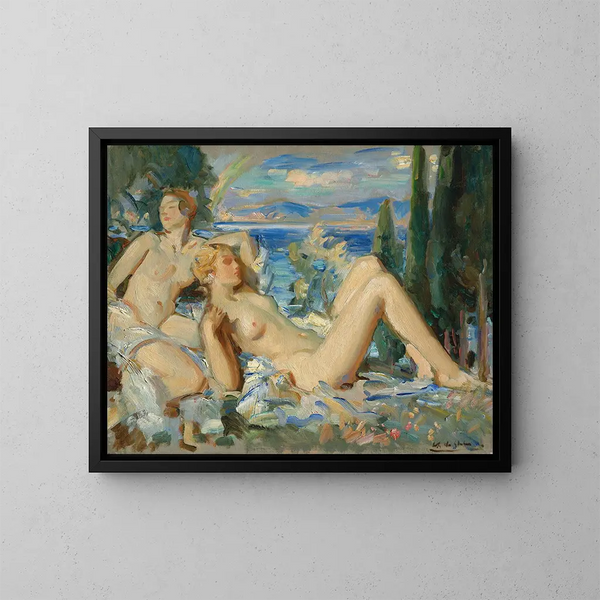 L'Arc-en-ciel - Wilfrid Gabriel de Glehn — ingelijst kunstwerk aan de muur
