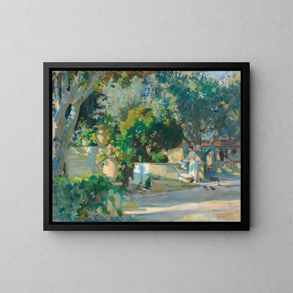 Wasdag - Wilfrid Gabriel de Glehn — ingelijst kunstwerk aan de muur
