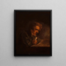 Karl Altmann - Wilhelm Bendz — ingelijst kunstwerk aan de muur
