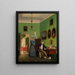 La famille Waagepetersen - Wilhelm Bendz — ingelijst kunstwerk aan de muur