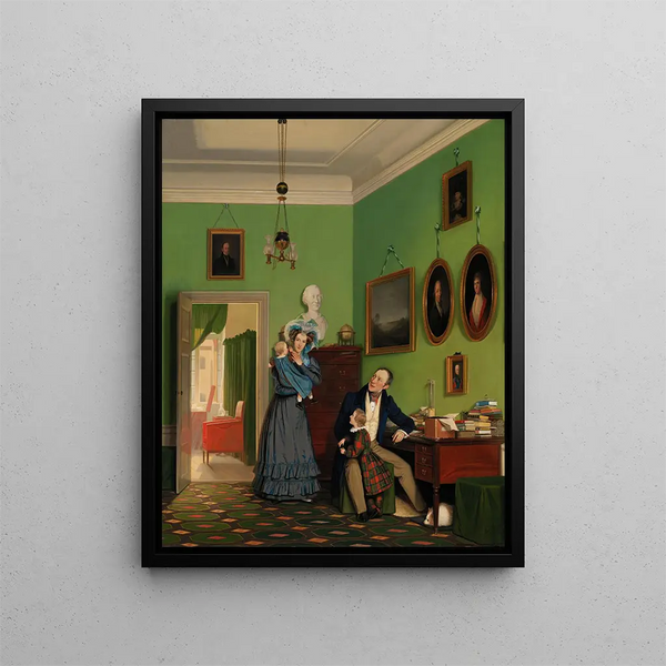 Wilhelm Bendz - The Waagepetersen Family.webp