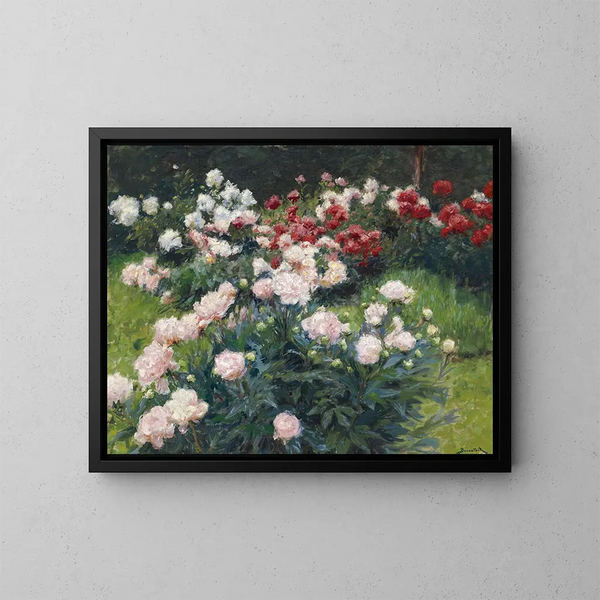 Pivoines - Wilhelm Bernatzik — ingelijst kunstwerk aan de muur
